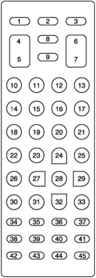 SC-45 Numbered Button Drawing
